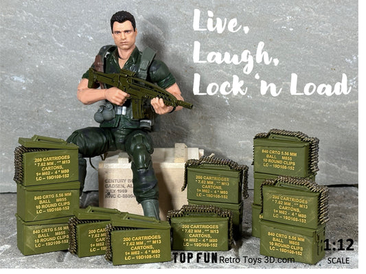 These 1:12 scale ammo