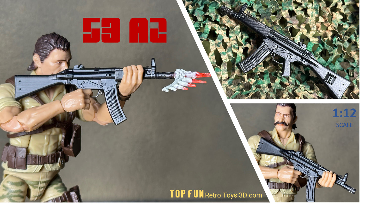 Custom action figure, custom gi joe accessories, 1 : 12 scale, custom toy weapons, custom gi joe guns, custom action figure accessories, personalized action figure, gi joe classified custom accessories, custom gi joe figure, make your own action figure, custom action figure maker, custom made action figure, custom action figures for sale, custom action figures website, gridiron, grid iron, studio, gi joe accessories, custom gi joe guns, grid iron, studio, HK 33, HK53, MP5, g3, snowjob gun, snow viper gun, l