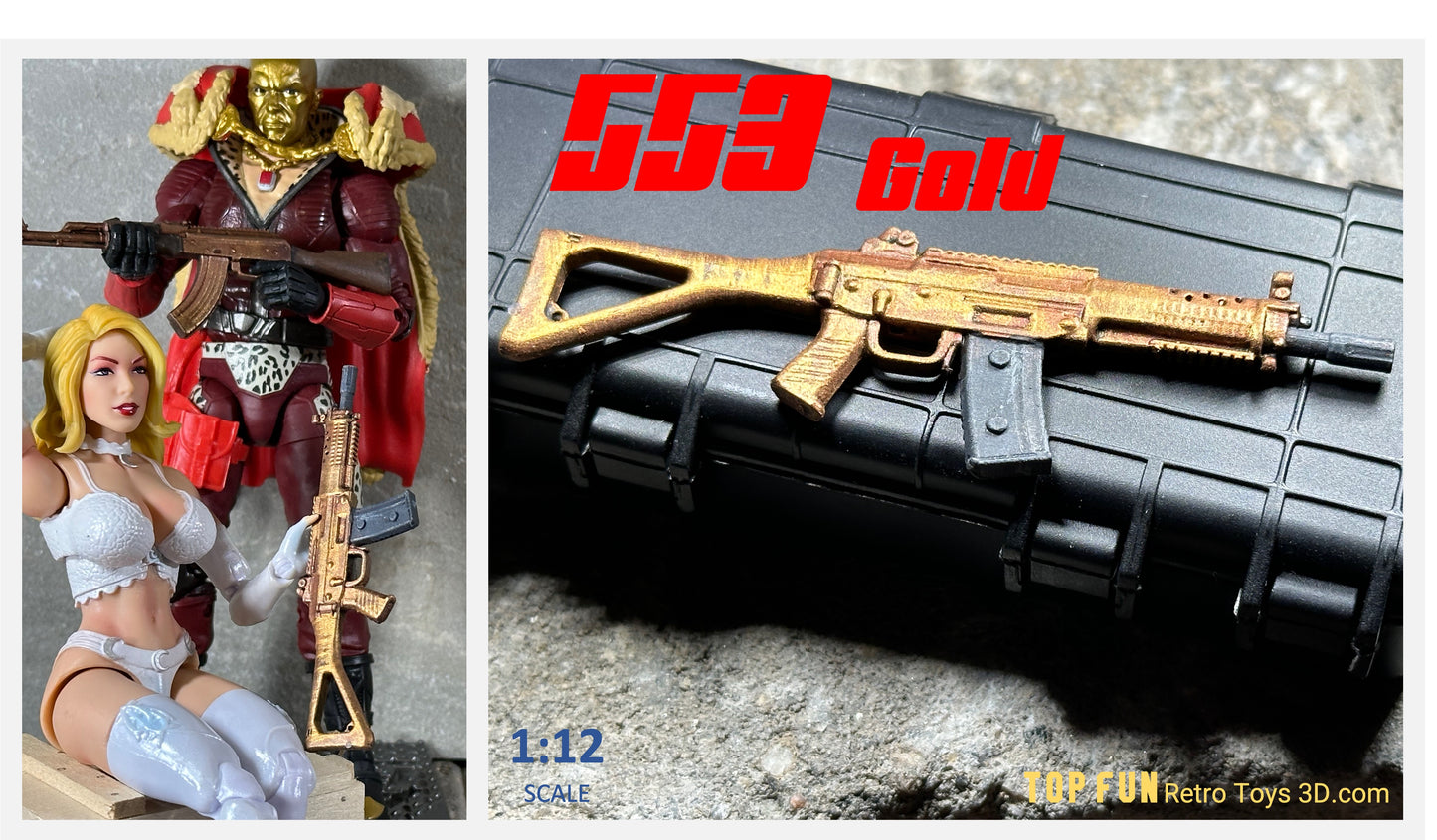 Golden Guns Limited Edition 1:12 Scale