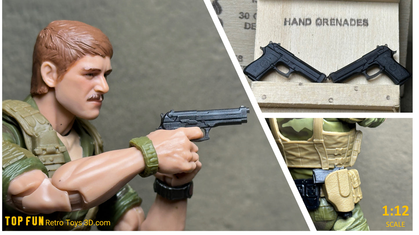 M9 Pistols 1:12 Scale