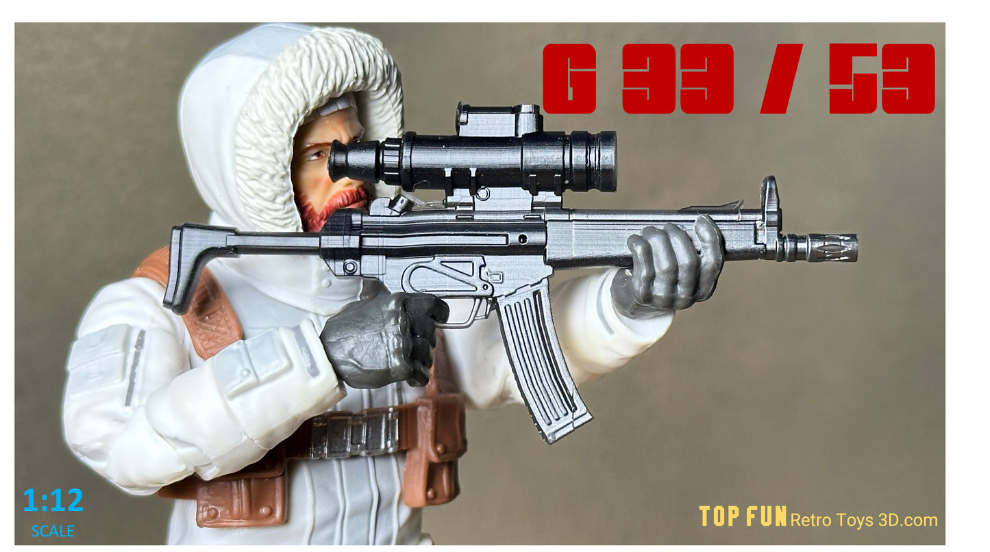 Custom action figure, custom gi joe accessories, 1 : 12 scale, custom toy weapons, custom gi joe guns, custom action figure accessories, personalized action figure, gi joe classified custom accessories, custom gi joe figure, make your own action figure, custom action figure maker, custom made action figure, custom action figures for sale, custom action figures website, gridiron, grid iron, studio, gi joe accessories, custom gi joe guns, grid iron, studio, HK 33, HK53, MP5, g3, snowjob gun, snow viper gun, l