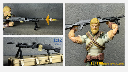 custom action figures website, gridiron, grid iron, studio, gi joe accessories, custom gi joe guns, 240, m240, 240b, 240g, machine gun, action figure weapons
