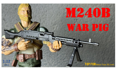 custom action figures website, gridiron, grid iron, studio, gi joe accessories, custom gi joe guns, 240, m240, 240b, 240g, machine gun, action figure weapons
