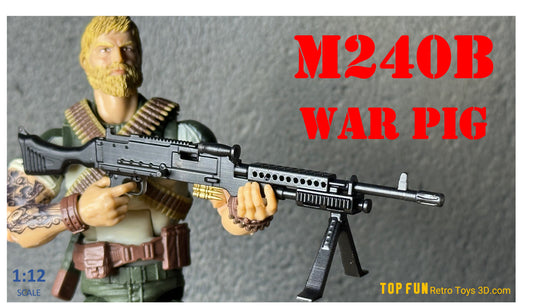 custom action figures website, gridiron, grid iron, studio, gi joe accessories, custom gi joe guns, 240, m240, 240b, 240g, machine gun, action figure weapons
