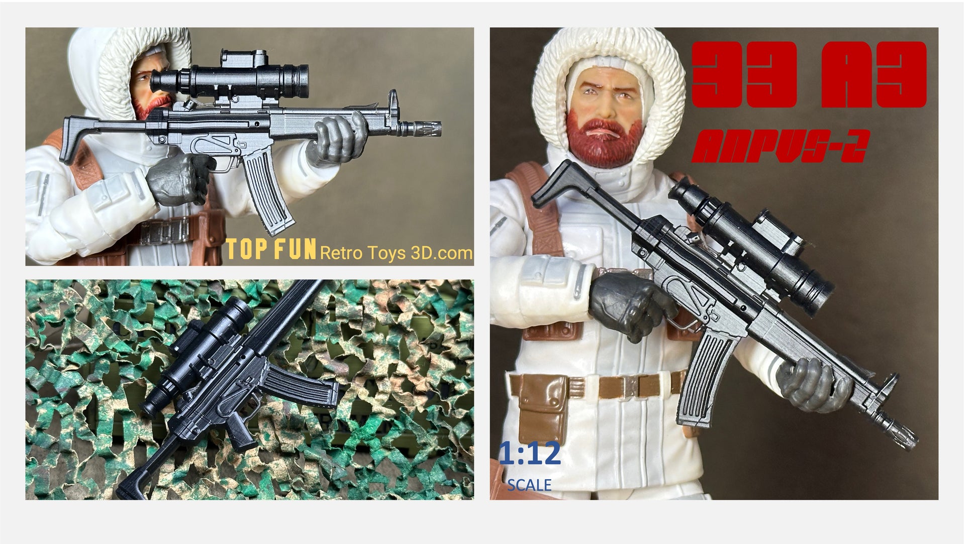 Custom action figure, custom gi joe accessories, 1 : 12 scale, custom toy weapons, custom gi joe guns, custom action figure accessories, personalized action figure, gi joe classified custom accessories, custom gi joe figure, make your own action figure, custom action figure maker, custom made action figure, custom action figures for sale, custom action figures website, gridiron, grid iron, studio, gi joe accessories, custom gi joe guns, grid iron, studio, HK 33, HK53, MP5, g3, snowjob gun, snow viper gun, l