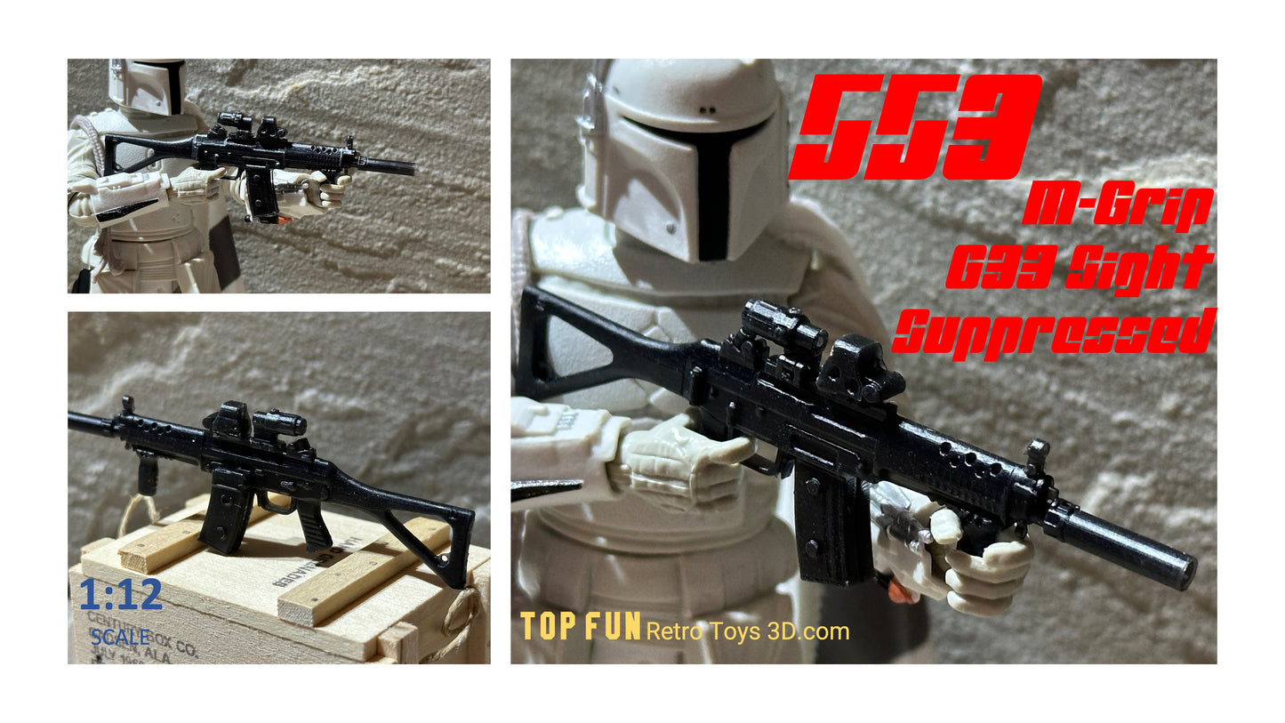 custom, action figure, gi Joe, classified, gun, gi joe classified series, valaverse, action force, 1:12, 1:12 scale, 1/12, 1/12 scale, weapon, rifle, Gridiron, Gridiron studios, Call of Duty, retro, sig, 550, 551, 553, 556, grau, 5.56, 556