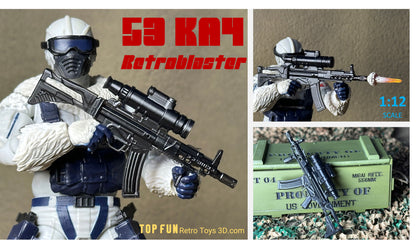 Custom action figure, custom gi joe accessories, 1 : 12 scale, custom toy weapons, custom gi joe guns, custom action figure accessories, personalized action figure, gi joe classified custom accessories, custom gi joe figure, make your own action figure, custom action figure maker, custom made action figure, custom action figures for sale, custom action figures website, gridiron, grid iron, studio, gi joe accessories, custom gi joe guns, grid iron, studio, HK 33, HK53, MP5, g3, snowjob gun, snow viper gun, l