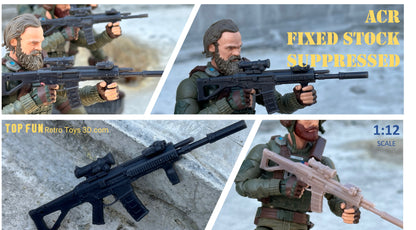 custom, action figure, gi Joe, classified, gun, gi joe classified series, valaverse, action force, 1:12, 1:12 scale, 1/12, 1/12 scale, weapon, rifle, Marvel Legends, Gridiron, Gridiron studios, Call of Duty, acr, bushmaster, magpul, masada, remington, army, special, forces, seal, dev, gru, adaptive, combat, assault