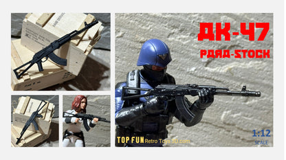 gi joe classified custom accessories, custom gi joe accessories, 1 : 12 scale, custom toy weapons, custom, action figure, gi Joe, classified, gun, valaverse, action force, 1 : 12, 1:12, 1/12, 1 12, 112, weapon, rifle, ak, ak-47, 47, ak47, grenade launcher, soviet, Russian, para, stock