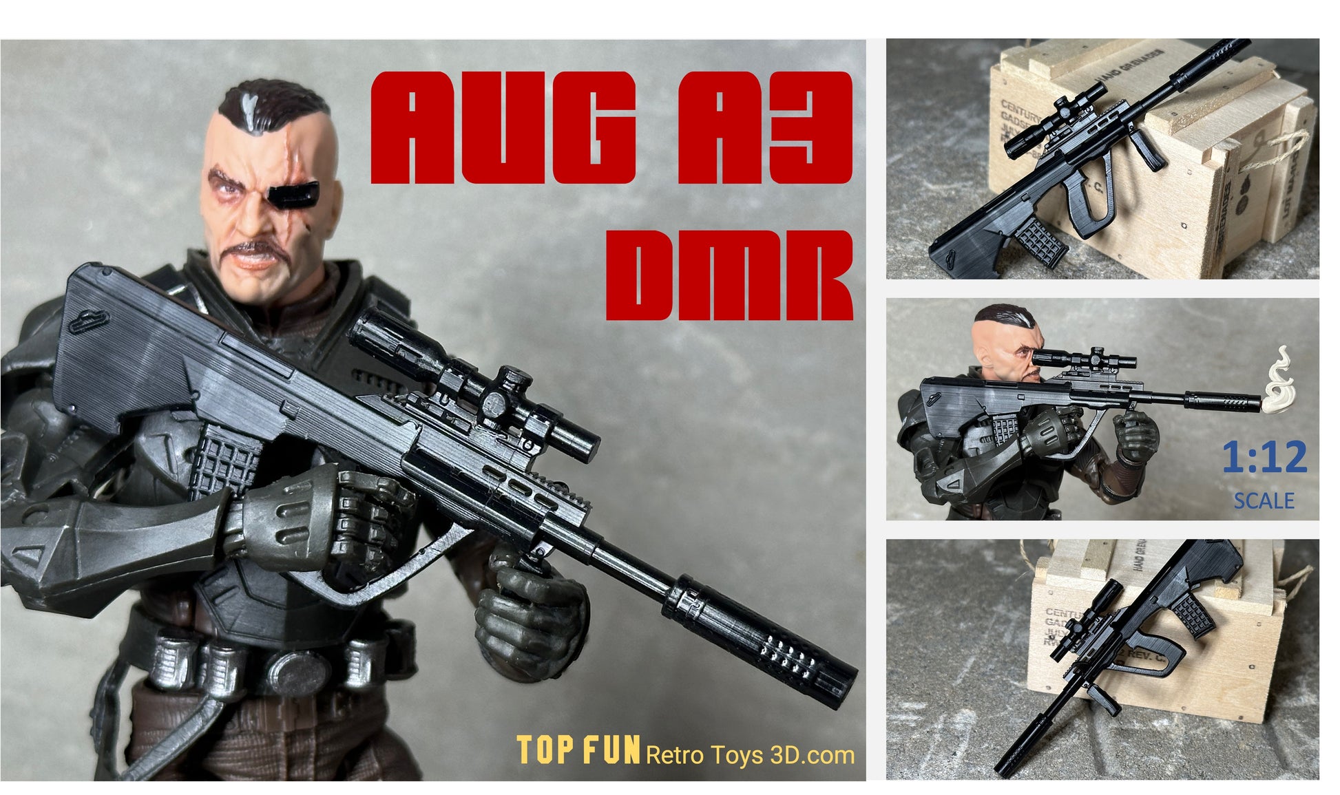 Custom action figure, custom gi joe accessories, 1 : 12 scale, custom toy weapons, custom gi joe guns, custom action figure accessories, personalized action figure, gi joe classified custom accessories, custom gi joe figure, make your own action figure, custom action figure maker, custom made action figure, custom action figures for sale, custom action figures website, gridiron, grid iron, studio, gi joe accessories, custom gi joe guns, grid iron, studio, 
Steyr, AUG, a1, 9MM, A3 STEYR AUG,
