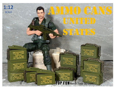 Custom action figure, custom gi joe accessories, 1 : 12 scale, custom toy weapons, custom gi joe guns, custom action figure accessories, personalized action figure, gi joe classified custom accessories, custom gi joe figure, make your own action figure, custom action figure maker, custom made action figure, custom action figures for sale, custom action figures website, gridiron, grid iron, studio, Ammo can, ammo, 50 cal, 556, 30 cal, diorama, ammunition, belt, realistic, m855