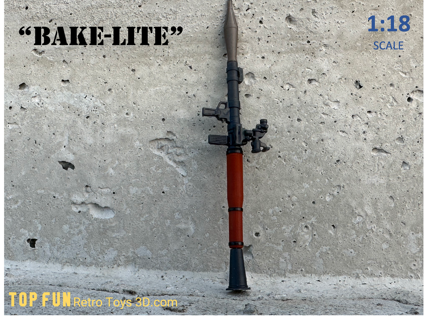 RPG-7 with Blast Effects 1:18 Scale