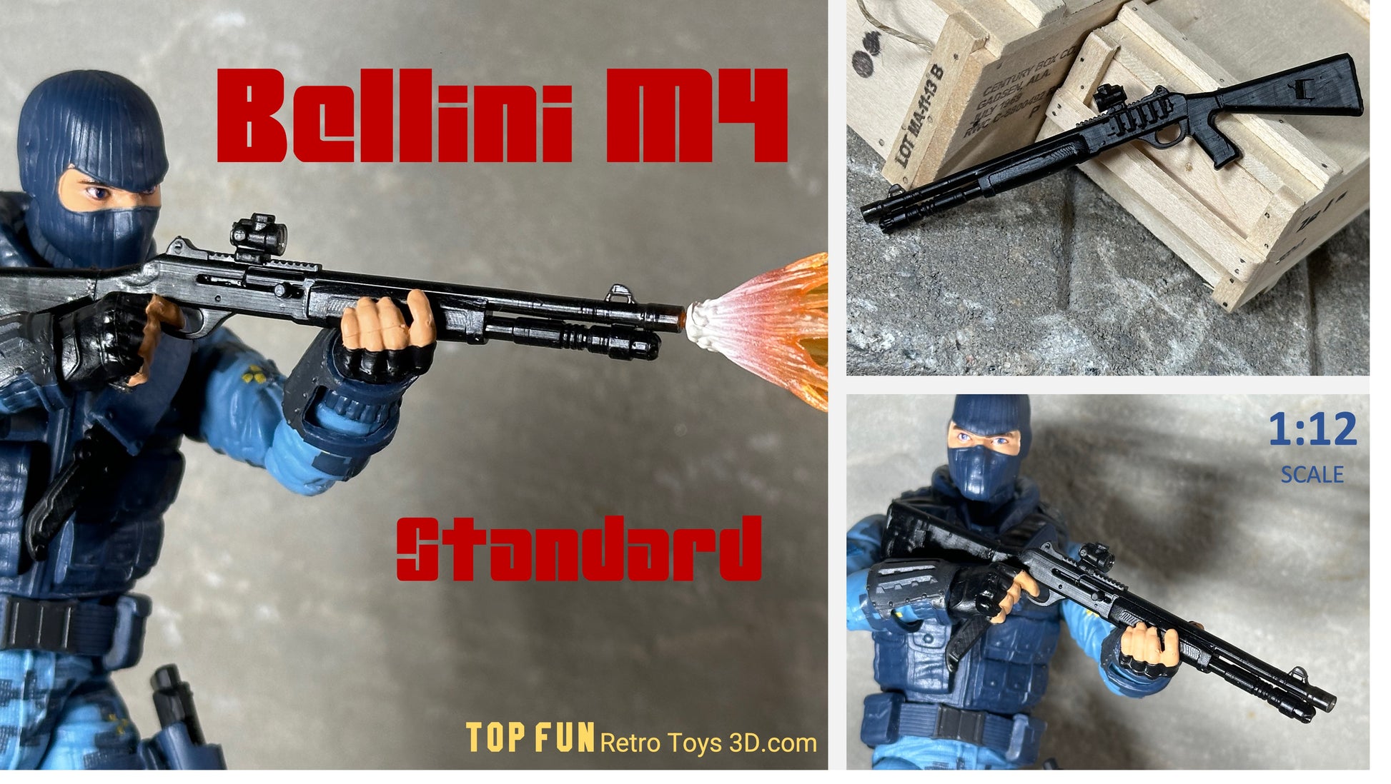 Custom action figure, custom gi joe accessories, 1 : 12 scale, custom toy weapons, custom gi joe guns, custom action figure accessories, personalized action figure, gi joe classified custom accessories, custom gi joe figure, make your own action figure, custom action figure maker, custom made action figure, custom action figures for sale, custom action figures website, gridiron, grid iron, studio, gi joe accessories, custom gi joe guns, grid iron, studio, Shotgun, Benelli, tactical, m4, marine, seal
