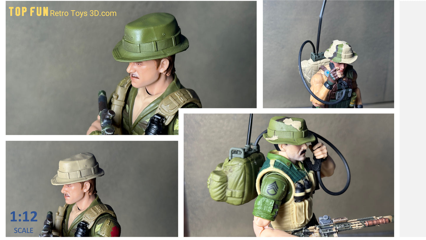 Boonie Hats 1:12 Scale