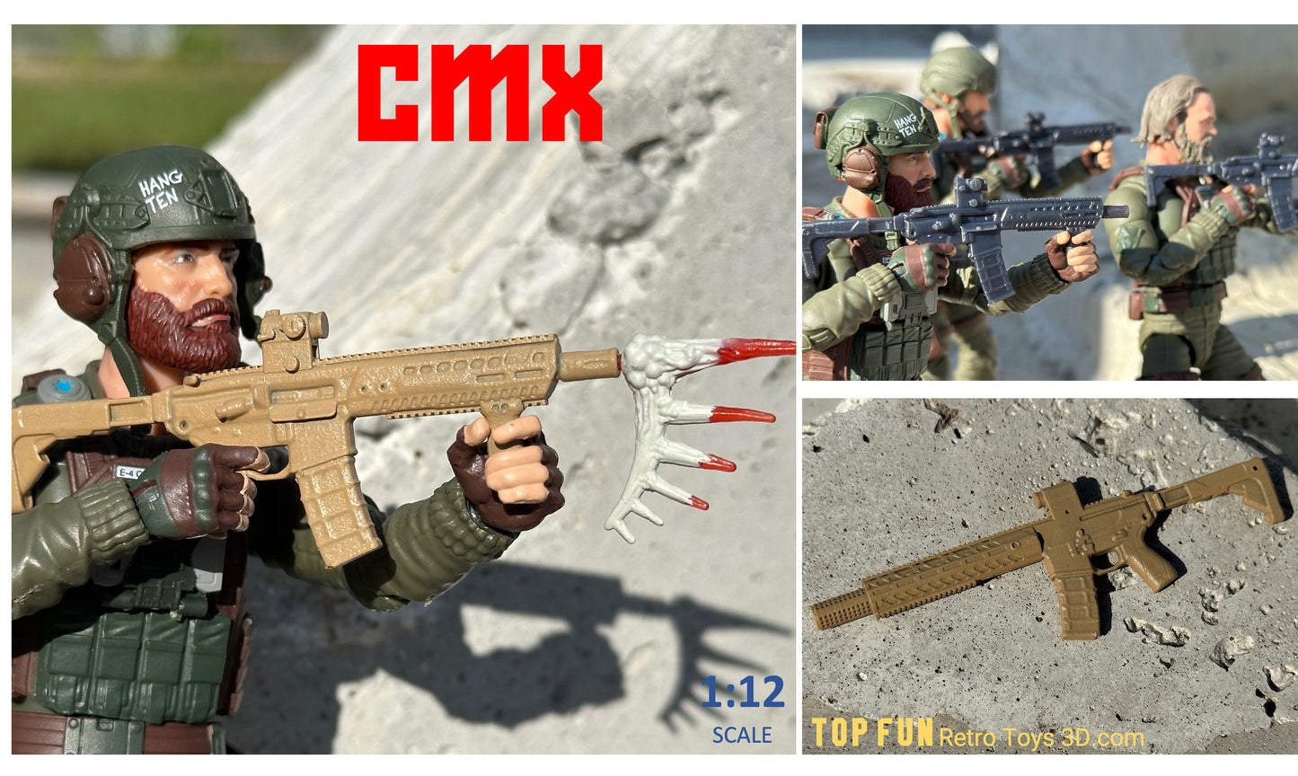 CMX 5.56 Rifle and SBR 1:12 Scale