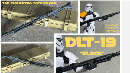 star wars black series custom accessories, custom star wars accessories, star wars black series weapon, star wars black series gun, blaster, 1 : 12 scale, custom toy weapons, custom, action figure, gun, e-11, e11, storm trooper blaster, rebel blaster, DH-17, boba fett blaster, ee3, ee-3, ESB, ROTJ, clone blaster, DC15, DC-15, DC-15a, heavy blaster, laser effect, blast effect, bolt, laser, light, DLT-19