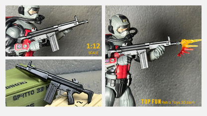 G3 2.0 1:12 Scale Model Rifle Retro
