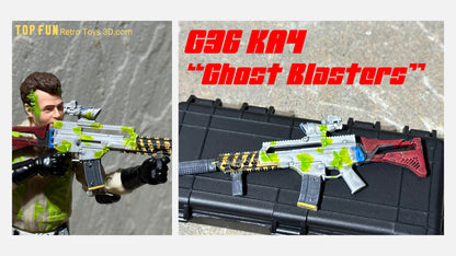 Ghostbusters, rifle, ghost, busters, echo, custom, weapon, gun, paint, scar, g36