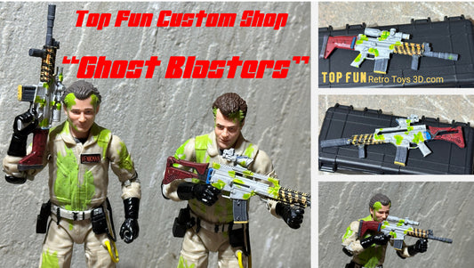 Ghostbusters, rifle, ghost, busters, echo, custom, weapon, gun, paint, scar, g36