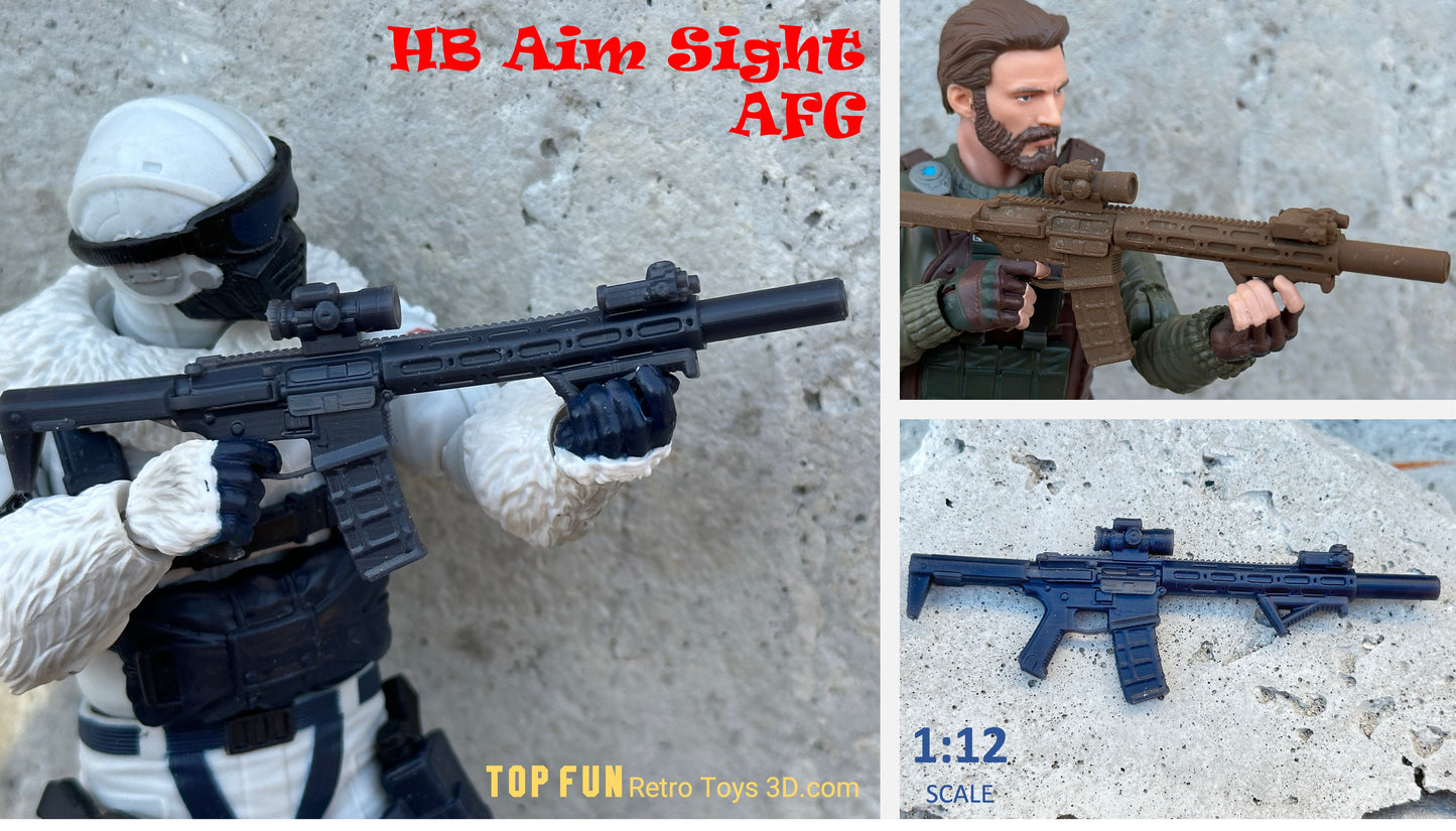 custom, action figure, gi Joe, classified, gun, gi joe classified series, valaverse, action force, 1:12, 1:12 scale, 1/12, 1/12 scale, weapon, rifle, Gridiron, Gridiron studios, Call of Duty, HK, honey, badger, aac, suppressor, aimpoint, eotech, honey badger, sbr, rifle, navy seal, snow serpent