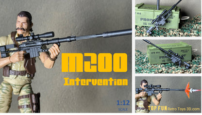 Custom action figure, custom gi joe accessories, 1 : 12 scale, custom toy weapons, custom gi joe guns, custom action figure accessories, personalized action figure, gi joe classified custom accessories, custom gi joe figure, make your own action figure, custom action figure maker, custom made action figure, custom action figures for sale, custom action figures website, gridiron, grid iron, studio, gi joe accessories, custom gi joe guns, grid iron, studio, Cheytac, m200, intervention, sniper rifle
