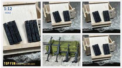 Custom action figure, custom gi joe accessories, 1 : 12 scale, custom toy weapons, custom gi joe guns, custom action figure accessories, personalized action figure, gi joe classified custom accessories, custom gi joe figure, make your own action figure, custom action figure maker, custom made action figure, custom action figures for sale, custom action figures website, gridiron, grid iron, studio, Mp40, WW2, WWII, magazine, pouch, storm trooper, mag