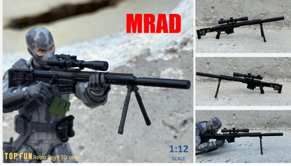 MRAD Sniper Rifle 1:12 Scale