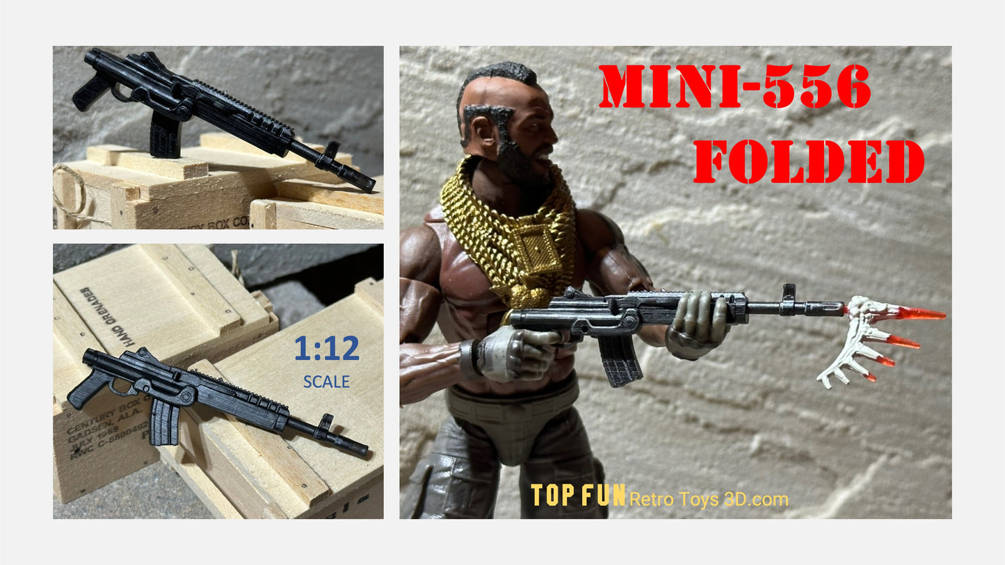 gi joe classified custom accessories, custom gi joe accessories, 1 : 12 scale, custom toy weapons, custom, action figure, gi Joe, classified, gun, valaverse, action force, 1 : 12, 1:12, 1/12, 1 12, 112, weapon, rifle, pistol, Gridiron, studios, Call of Duty, ruger, mini, 14, ac, 556, ateam, a team, a-team, mr t, retro