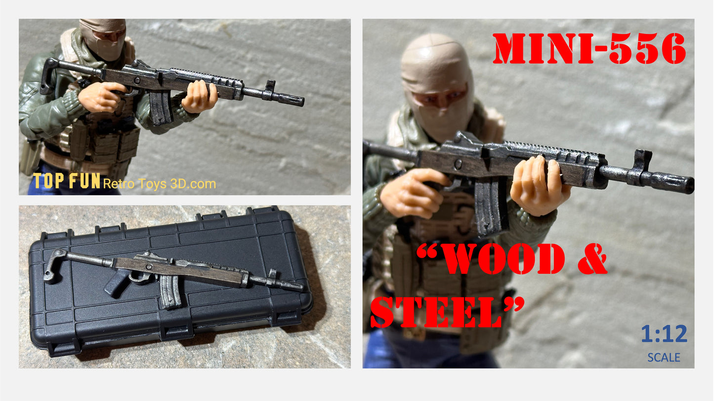 Mini-556 "Wood & Steel" 1:12 Scale