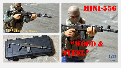 Mini-556 "Wood & Steel" 1:12 Scale