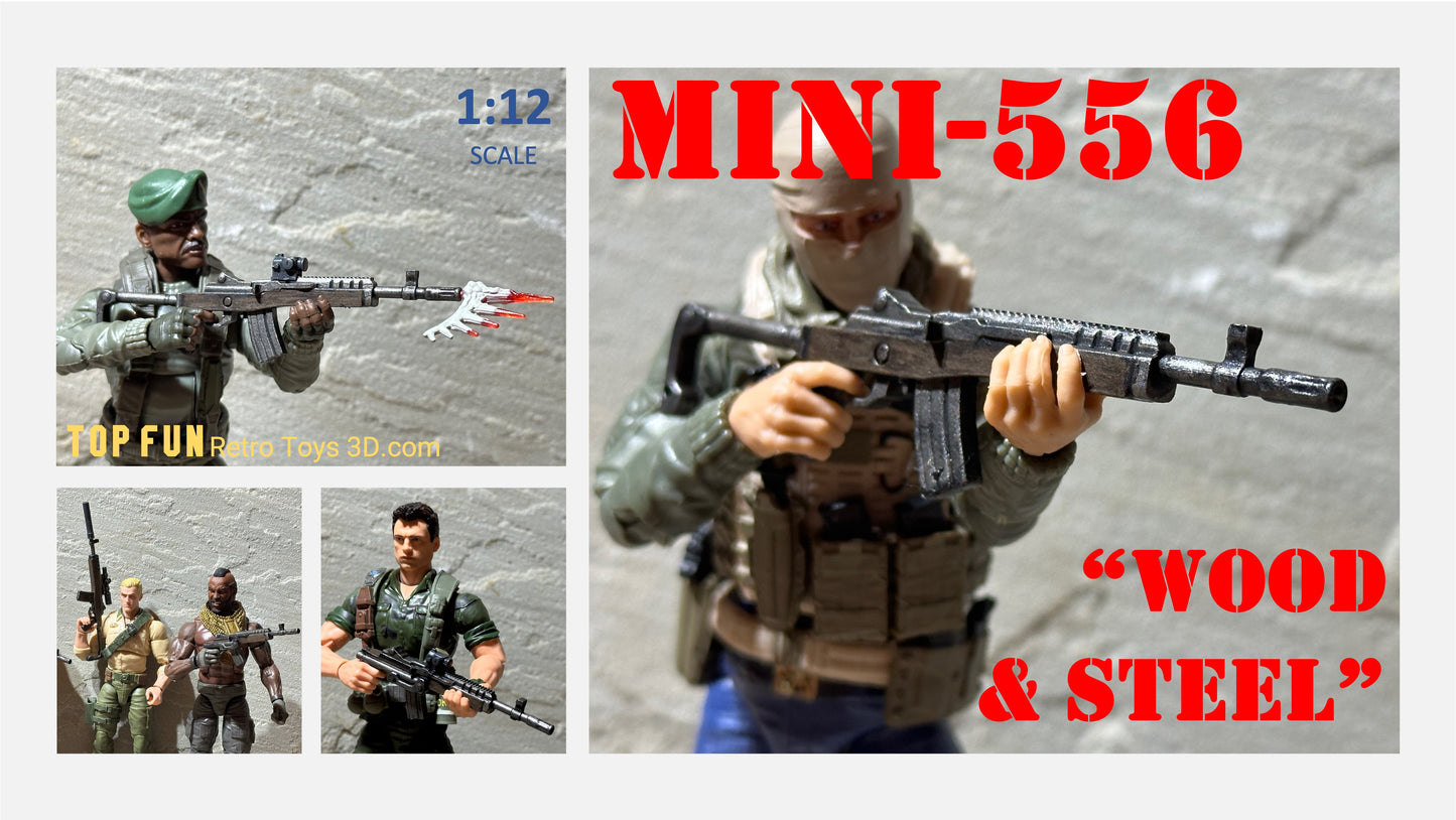 Mini-556 "Wood & Steel" 1:12 Scale