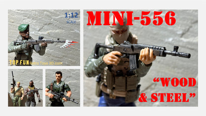 Mini-556 "Wood & Steel" 1:12 Scale