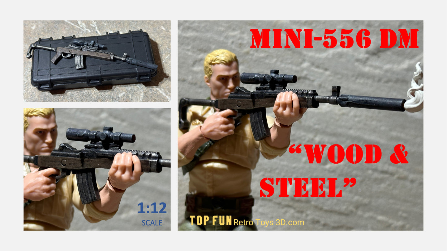 Mini-556 "Wood & Steel" 1:12 Scale