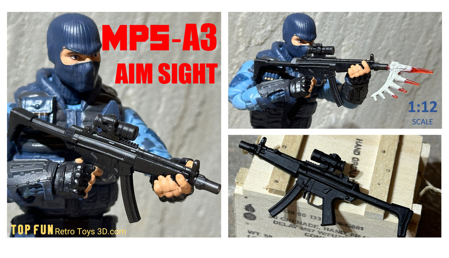 MP5 SMG 1:12 Scale