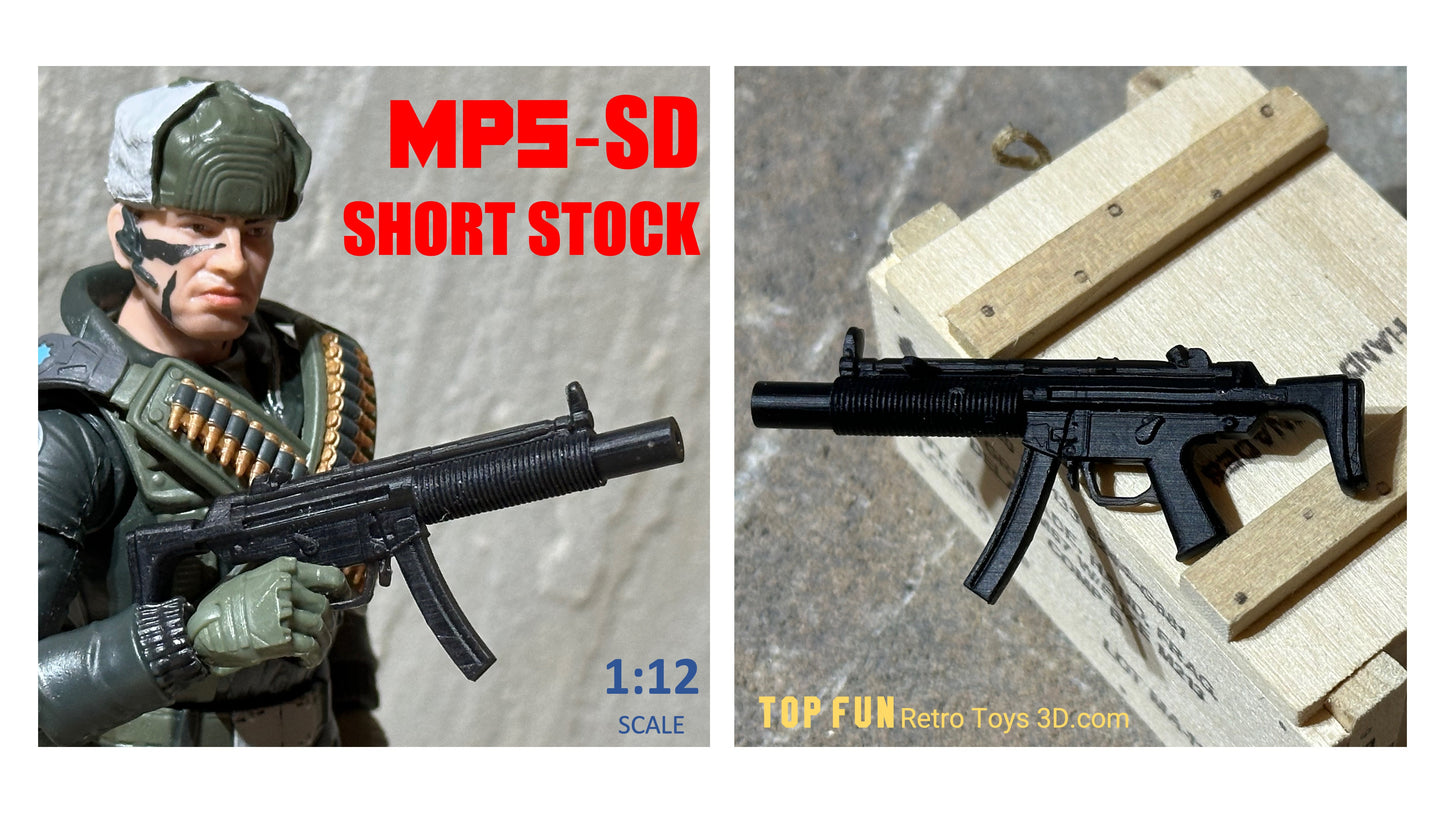 MP5 SMG 1:12 Scale