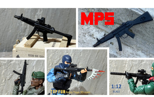 MP5 SMG 1:12 Scale