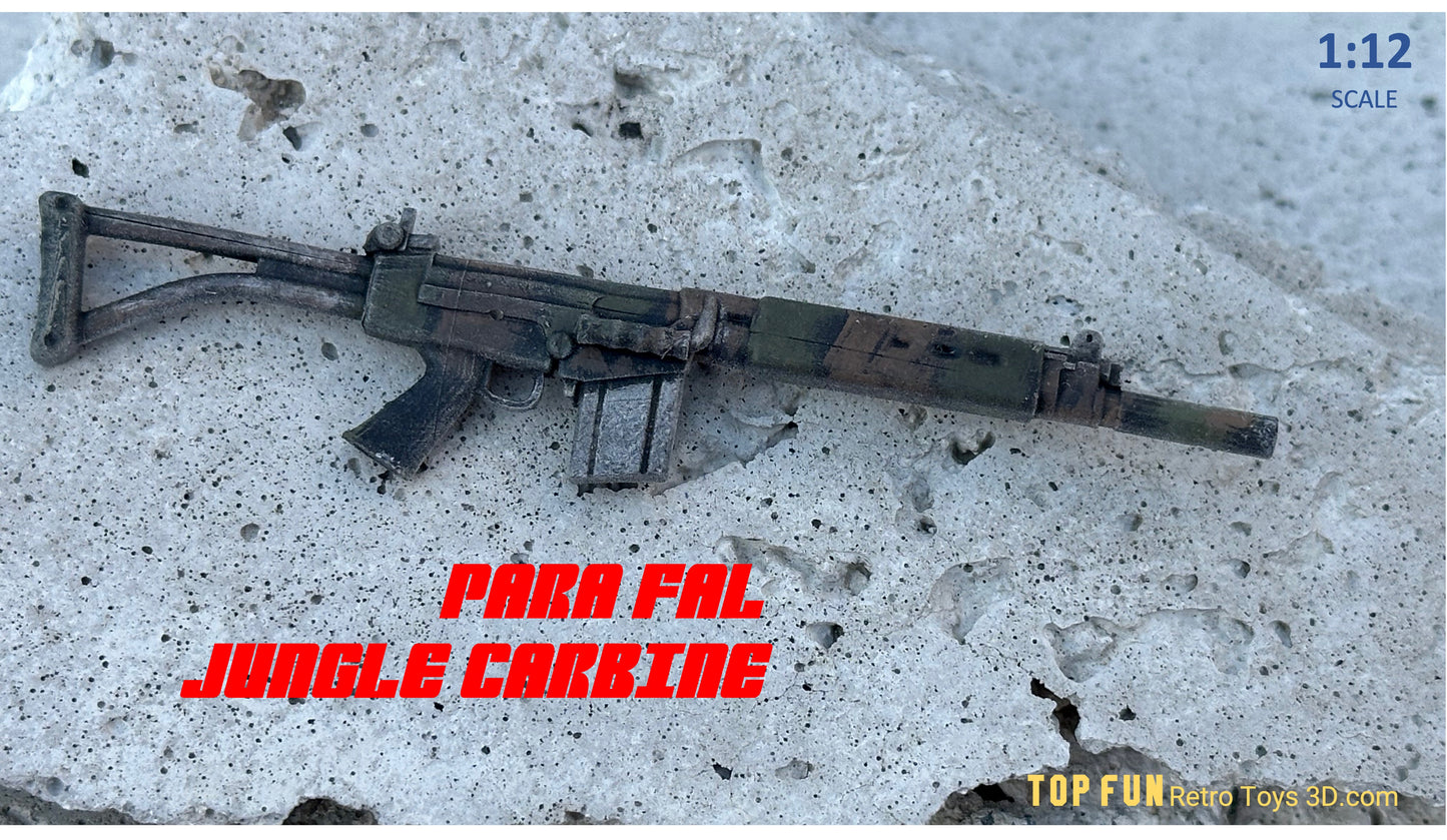 custom, action figure, gi Joe, classified, gun, gi joe classified series, valaverse, action force, 1:12, 1:12 scale, 1/12, 1/12 scale, weapon, rifle, Marvel Legends, Gridiron, Gridiron studios, Call of Duty, FAL, para, retro, FN FAL, FN, para, para FAL