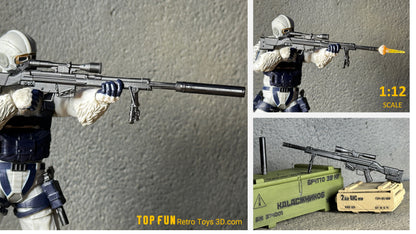 G3 2.0 1:12 Scale Model Rifle Retro