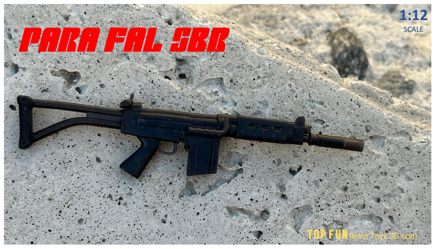 custom, action figure, gi Joe, classified, gun, gi joe classified series, valaverse, action force, 1:12, 1:12 scale, 1/12, 1/12 scale, weapon, rifle, Marvel Legends, Gridiron, Gridiron studios, Call of Duty, FAL, para, retro, FN FAL, FN, para, para FAL