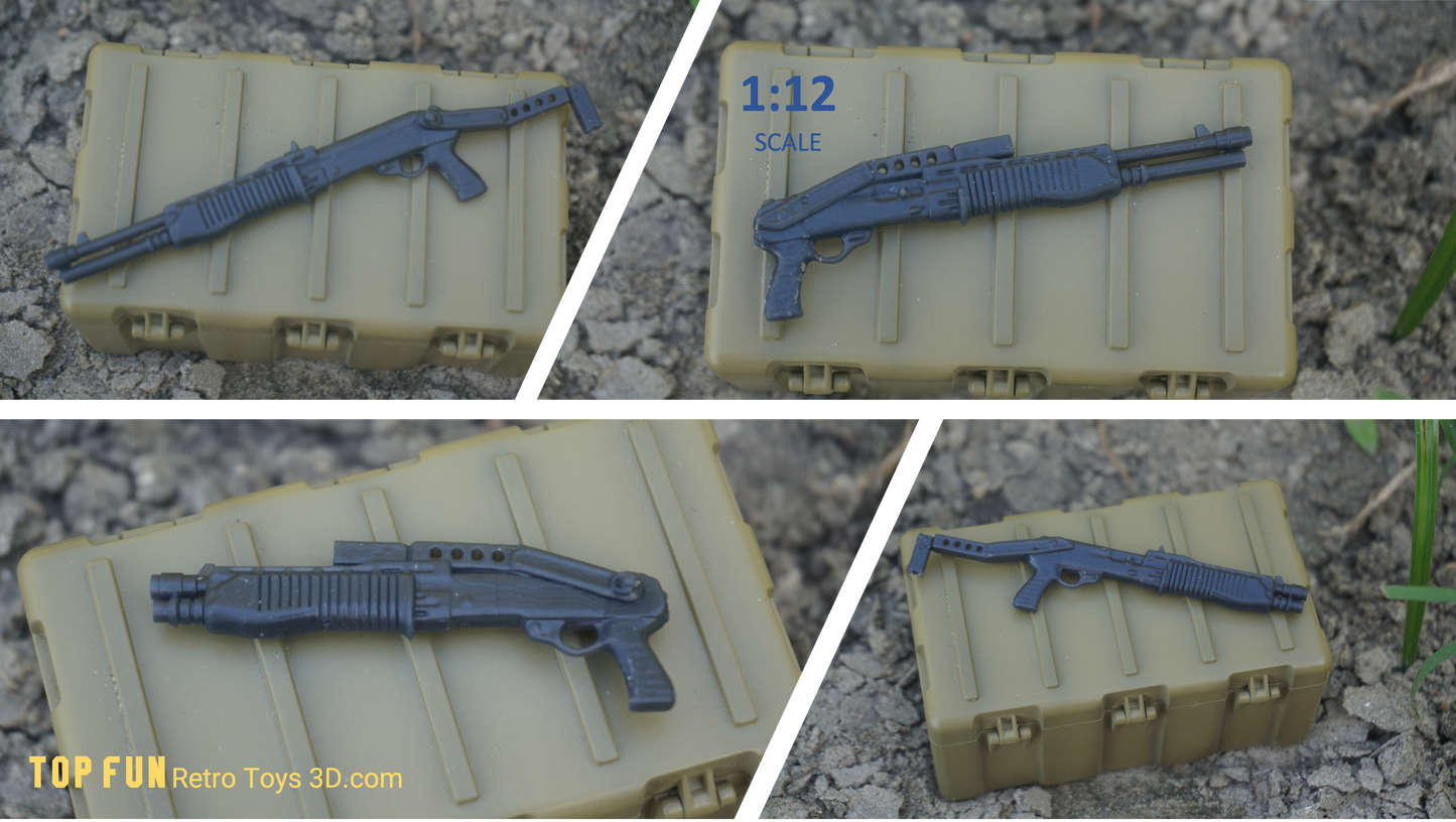 SPAS 12, SPAS-12, SPAS shotgun, Jurassic park shotgun, gi Joe classified, gi joe gun, gi joe classified series, valaverse action force, star wars black series, 1:12 scale, Marvel Legends, Gridiron, Gridiron studios, McFarlane, Call of Duty, Mezco, HK MP5, Sig 551, Sig 553, AK-47, AK-74, Cheytac Intervention, FN FAL, AC556, Mini-14, ARAH Spirit Rifle, XMLR 3A , styer aug, FN SCAR, SCAR 17, SCAR 16, SCAR Heavy