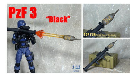 gi joe classified custom accessories, custom gi joe accessories, 1 : 12 scale, custom toy weapons, custom, action figure, gi Joe, classified, gun, valaverse, action force, 1 : 12, 1:12, 1/12, 1 12, 112, weapon, launcher, blast effects, strela, rocket, missile, panzerfaust, anti-air, manpad, Russian, soviet, german