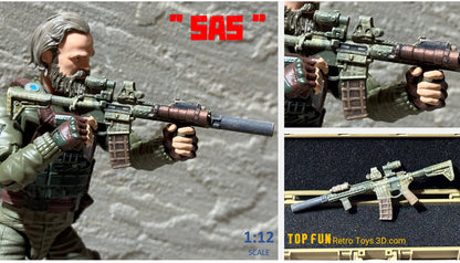 DDM4 MK 18 “Rake” 1:12 Scale