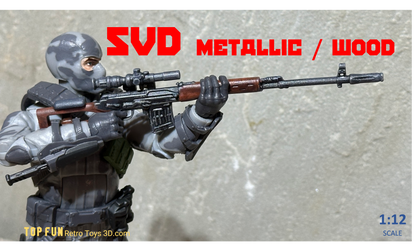 custom, action figure, gi Joe, classified, gun, series, valaverse, action force, 1:12, 1:12 scale, 1/12, 1/12 scale, weapon, rifle, Marvel Legends, Gridiron, studios, hartless, Call of Duty, sniper, SVD, Dragonov, dragunov, Russian, cobra, troop, trooper, oktober, October, guard, fire fly, assassin, Russian, psl