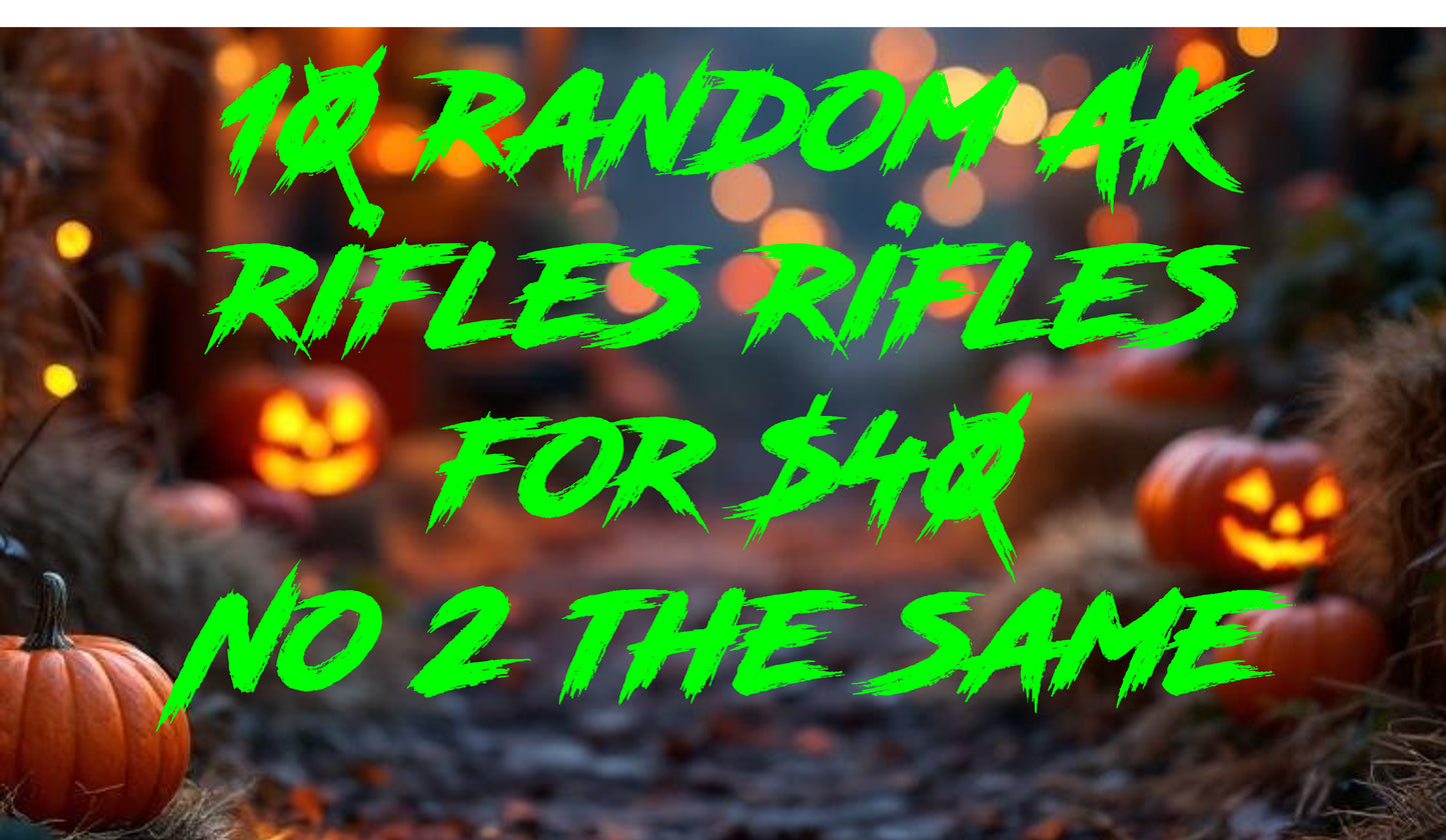 **Halloween Spook-Tactical Sale**