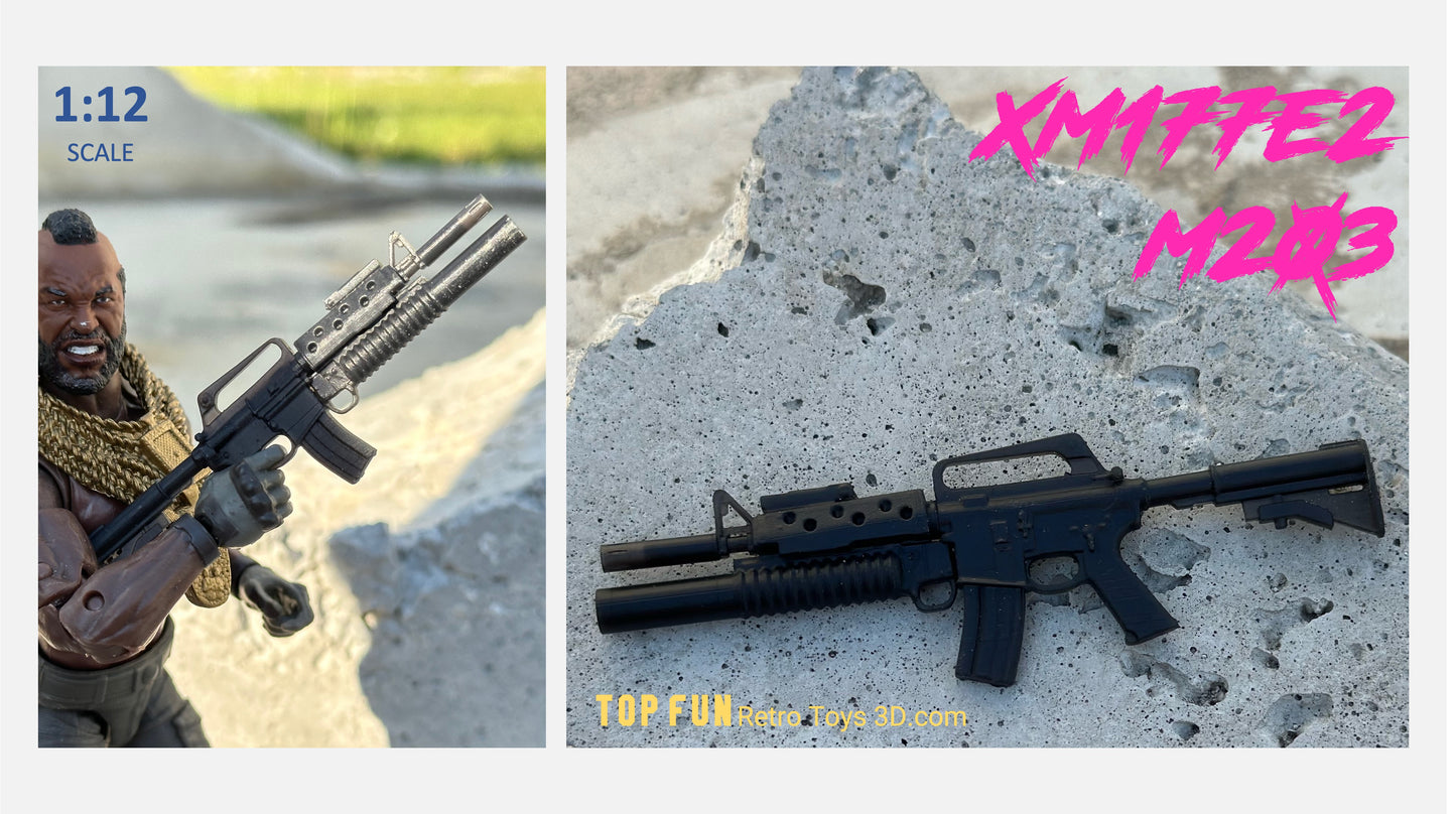 Retro Rifles 1:12 Scale AR Series